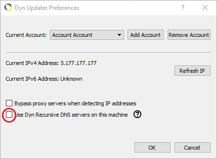 the older version of dyn updater cannot be romoved the older version of dyn updater cannot be romoved